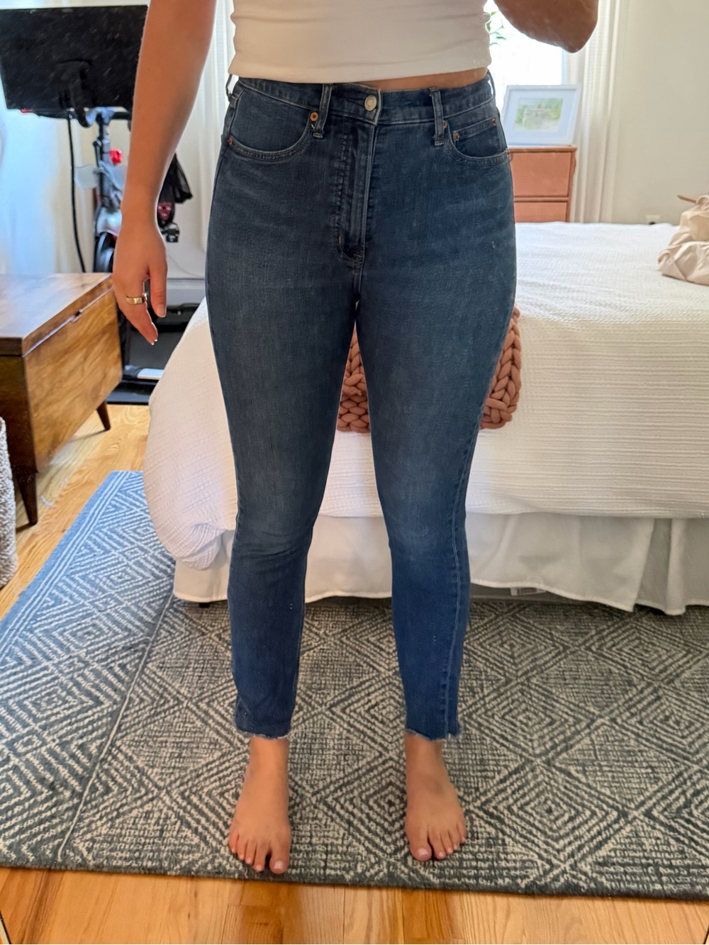 Gap Cigarette High-Rise Blue Jeans - Womens - 28/6T